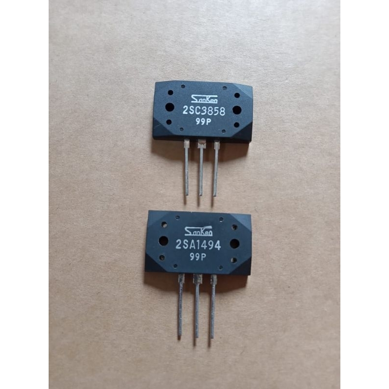 transistor sanken kode 99P 2sa1494 2sc3858 , transistor sanken 2sc3858 2sa1494 kode 99P full tembaga