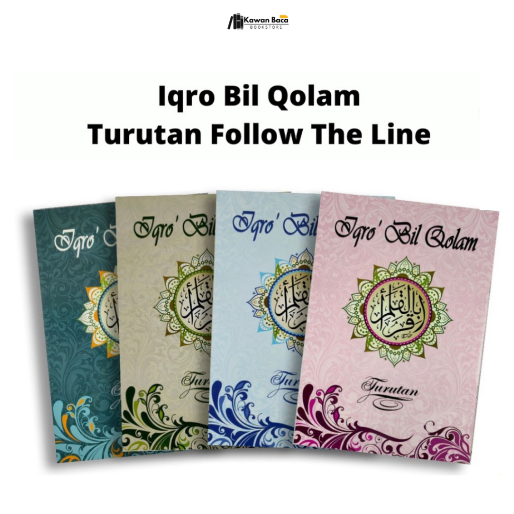 Buku Turutan Iqro Bil Qolam Metode Follow The Line Alquran Tulis