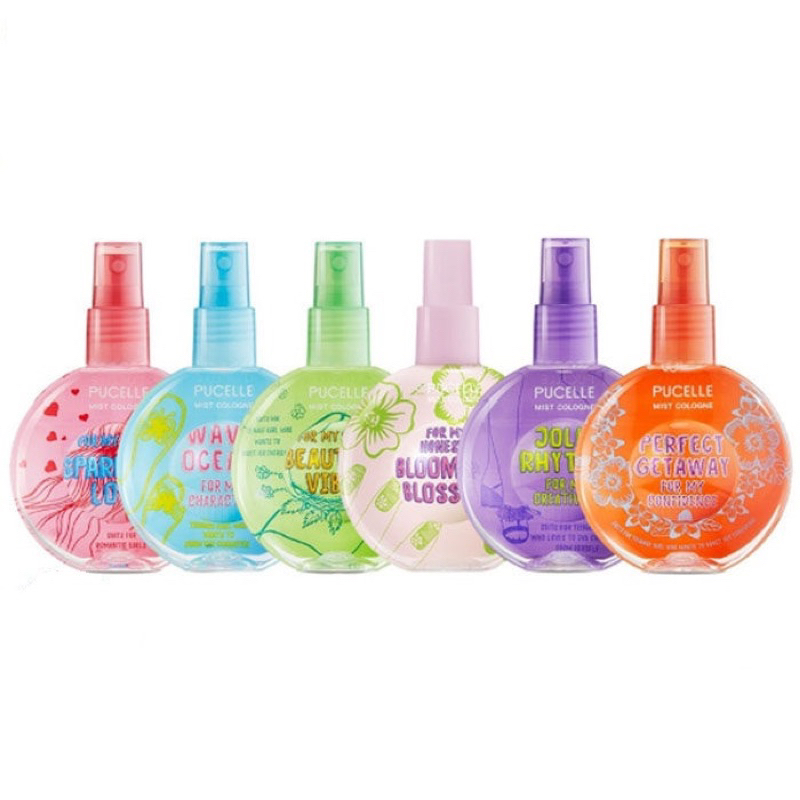 PUCELLE Mist Cologne 75ml | Parfum Remaja | Parfum Fresh | Parfum Badan