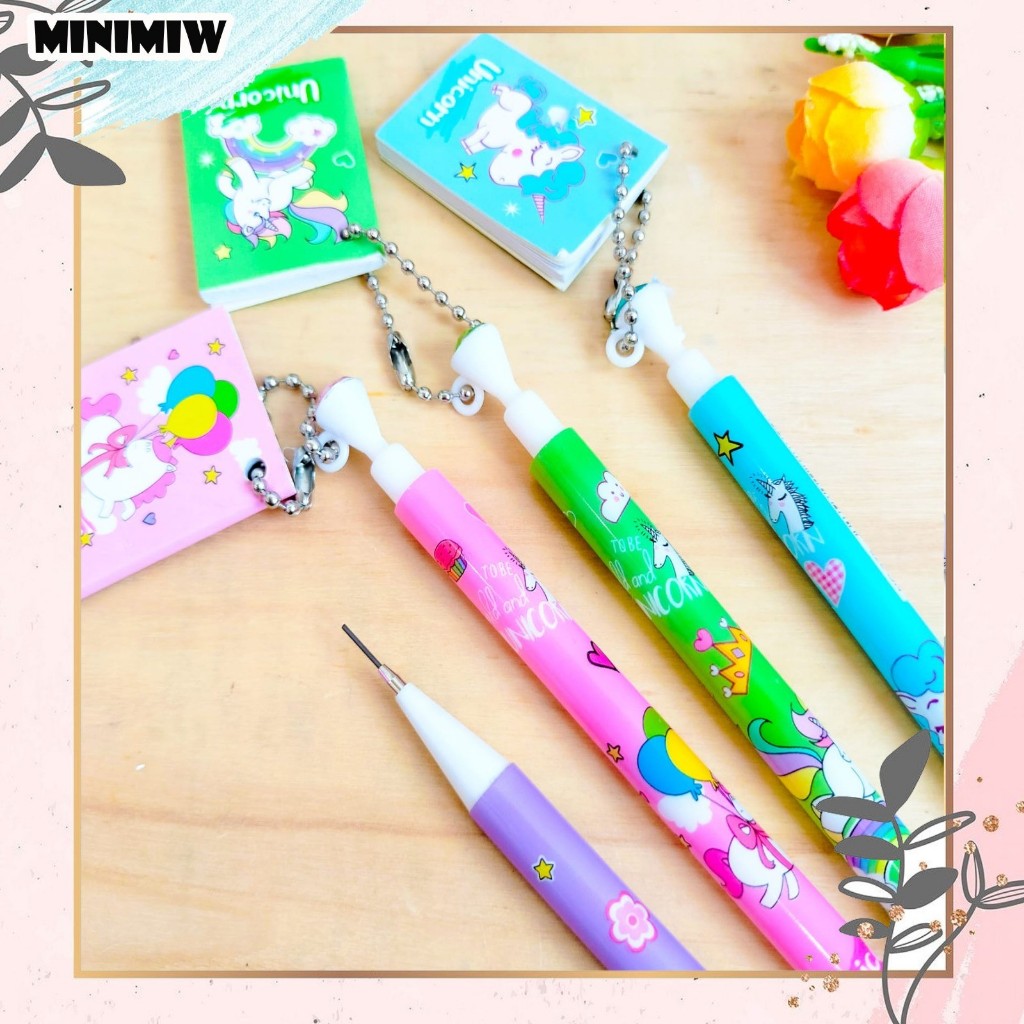 

PENSIL CETEK MEKANIK GANTUNGAN BUKU UNICORN KUDA PONI PCM-1029 MECHANICAL KLIK CLICK KARAKTER UNIK WARNA WARNI MURAH PENCIL ALAT TULIS KANTOR SEKOLAH MURAH TERMURAH COD