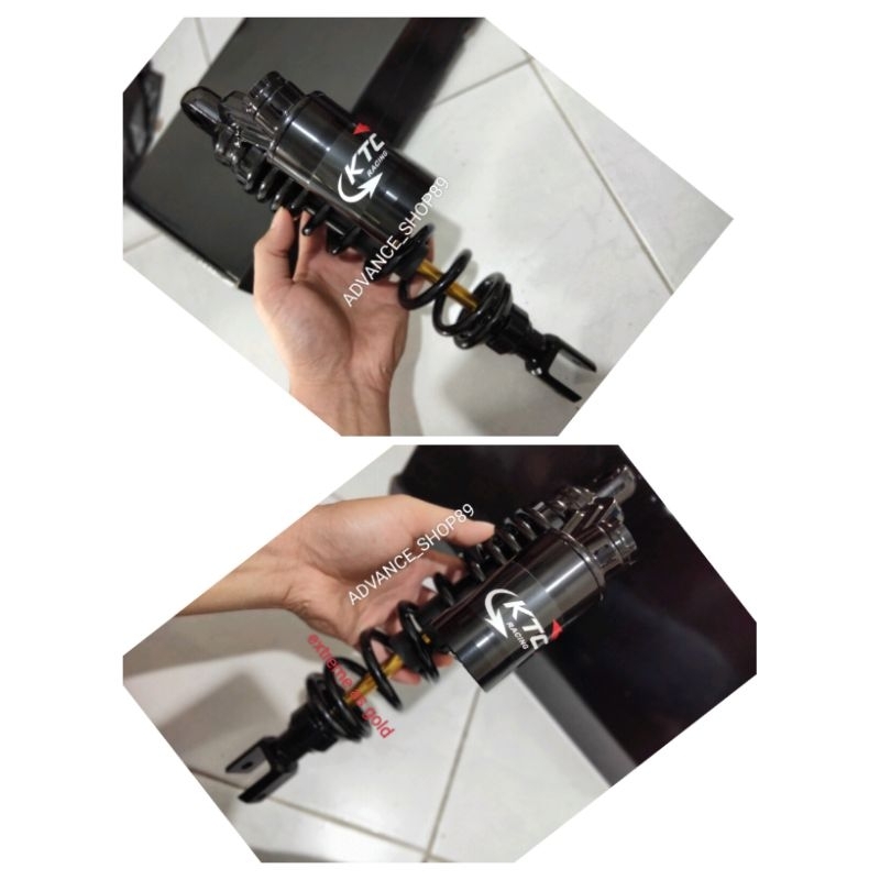 Shockbreaker full black ktc racing extreme 310mm & 330mm Vario Beat Scoopy Genio spacy Mio Xeon Fino