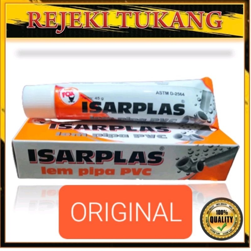 

lem pipa PVC paralon merek isarplas 40g ORIGINAL