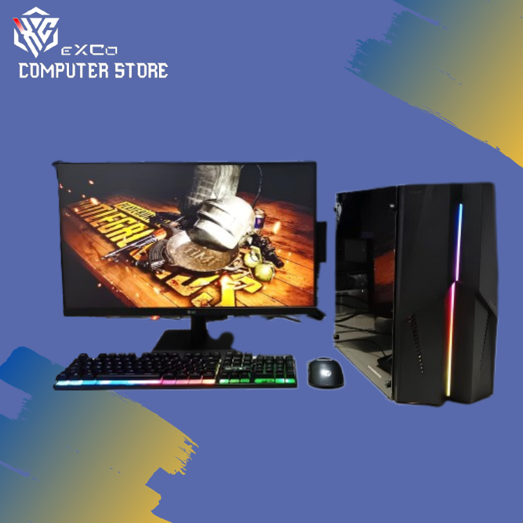 PC GAMING Lengkap AMD ATHLON 3000G + Monitor Led + Keyboard Mouse