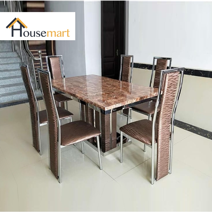 Meja Makan & Kursi Marmer Import Meja Makan Marmer 6 Kursi