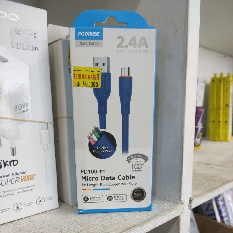KABEL DATA FOOMEE LIGHTNING/IPHONE