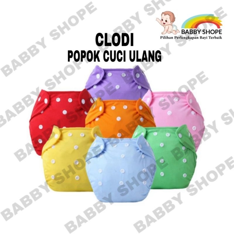 Popok Bayi Model Kain Cuci Ulang Kombinasi Kancing - Popok Bayi Kain Cuci Ulang Ekonomis
