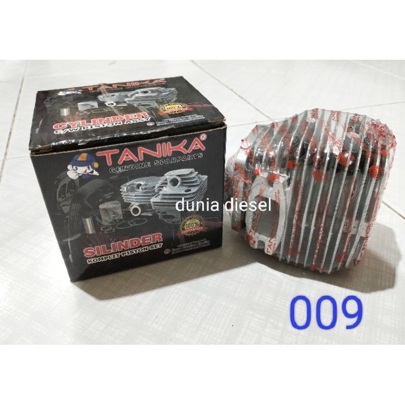 blok set TANIKA 009 cylinder block assy komplit piston tnk009 chainsaw ASLI
