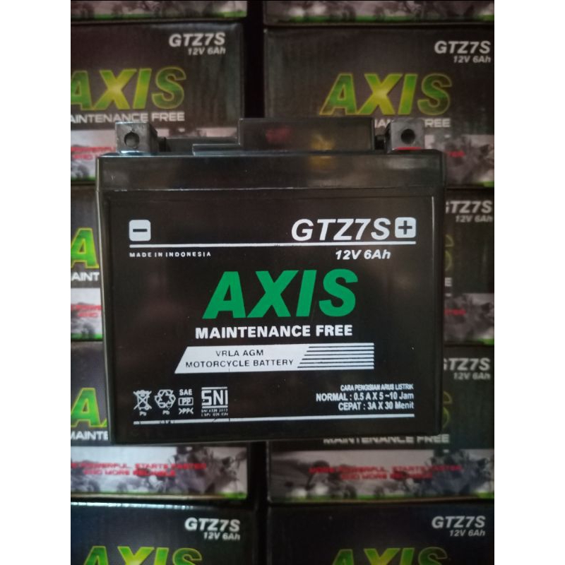 AKI KERING AXIS (GTZ7S 12V-6AH.) VARIO 150 CBR 150 SATRIA FU 150