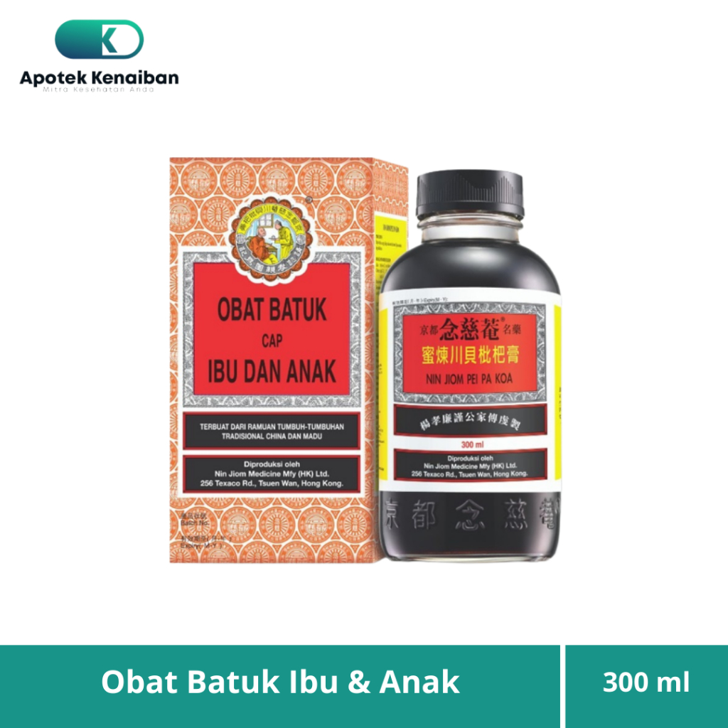 OBAT BATUK IBU DAN ANAK PEIPAKO 300ML / OBIDA
