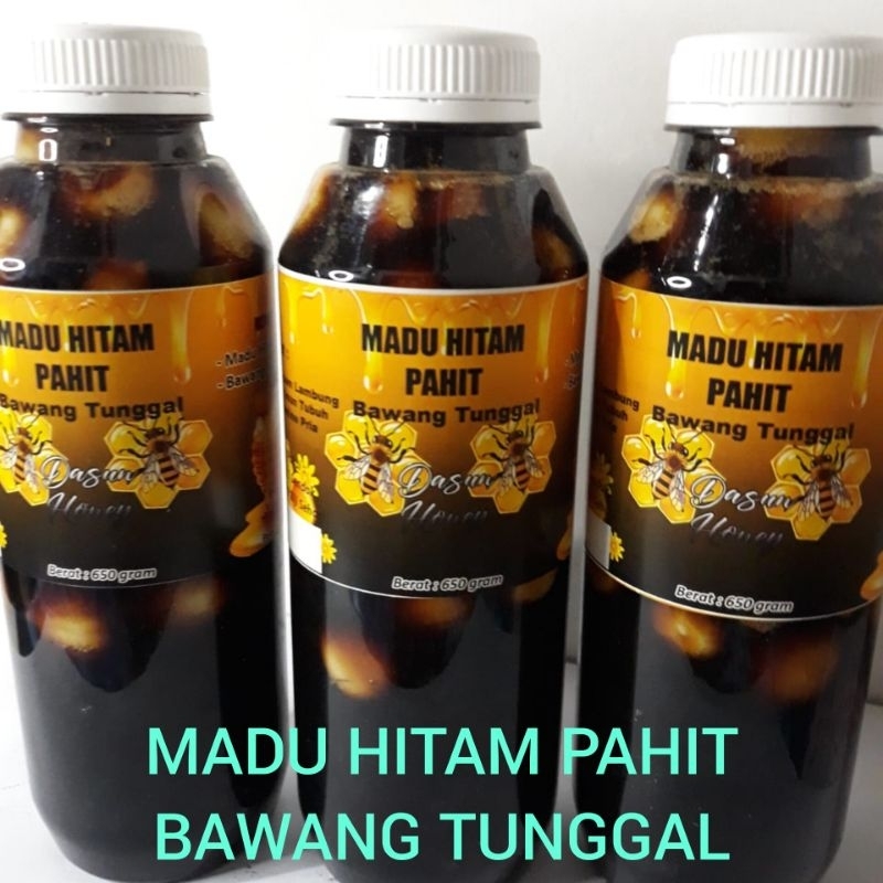 

madu hitam pahit bawang tunggal 650 gram