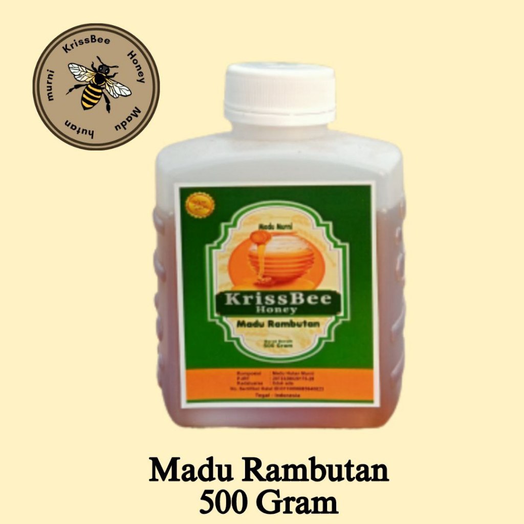 

KrissBee Honey Madu Murni Rambutan 500gram