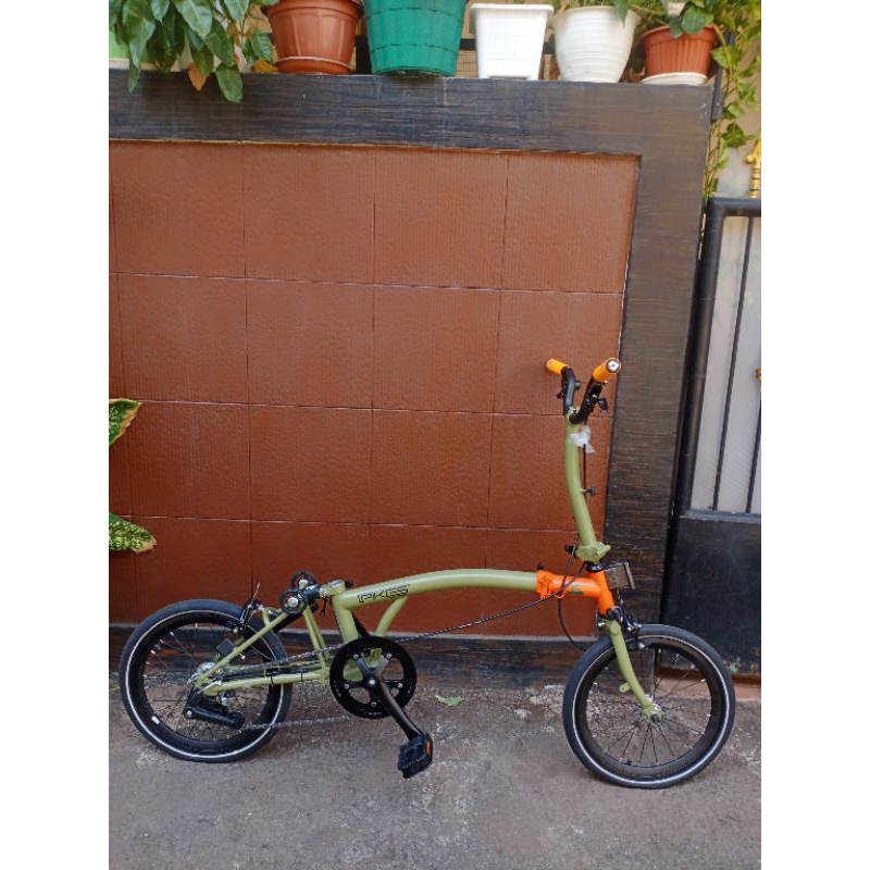 frameset element pikes gen 2 nature green