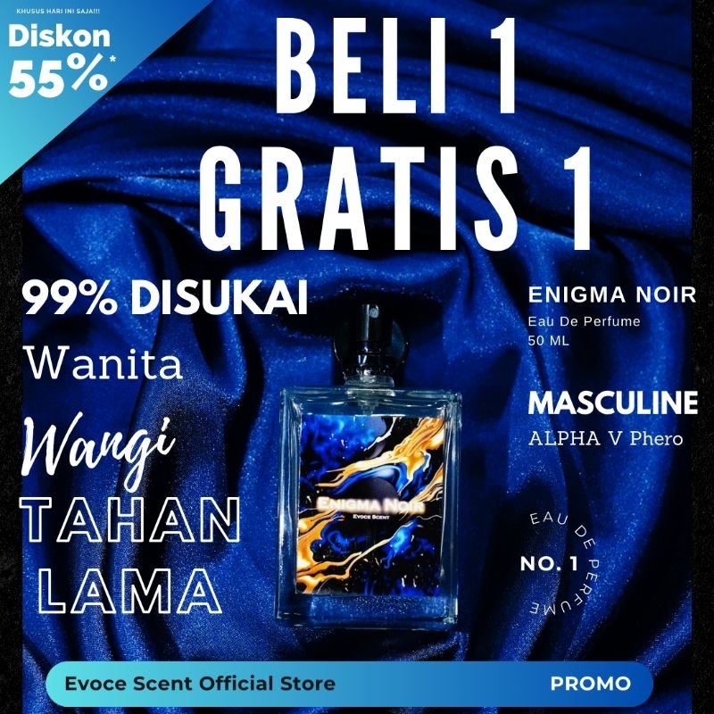 Parfum Pria EDP Viral Wangi Tahan Lama Enigma Noir Original