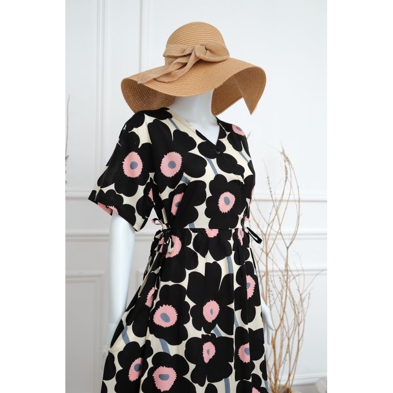 Hana Dress (daster kimono pendek) daster premium homey dress makassar