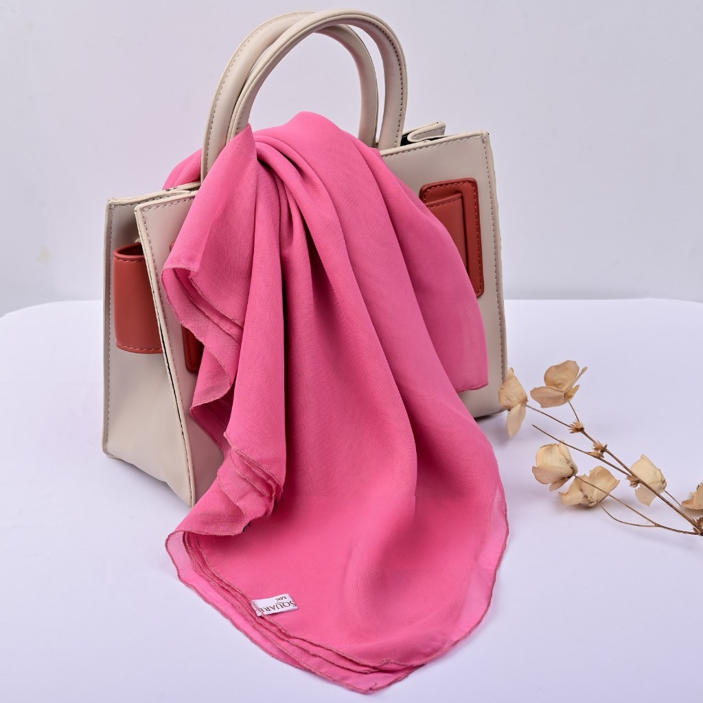 HIJAB SEGI EMPAT BELLA SQUARE / JILBAB BELLA SQUARE / KERUDUNG SEGI EMPAT / BELLA SQUARE DUSTY PINK 
