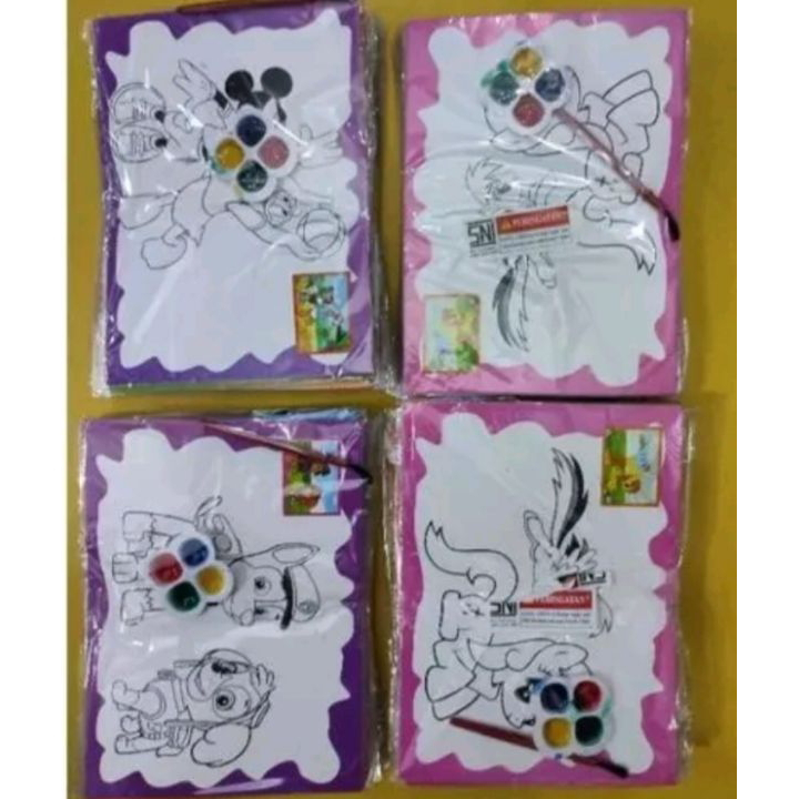 

Stock Banyak Mainan Mewarnai Cat Air 1pack isi 20pcs Seller