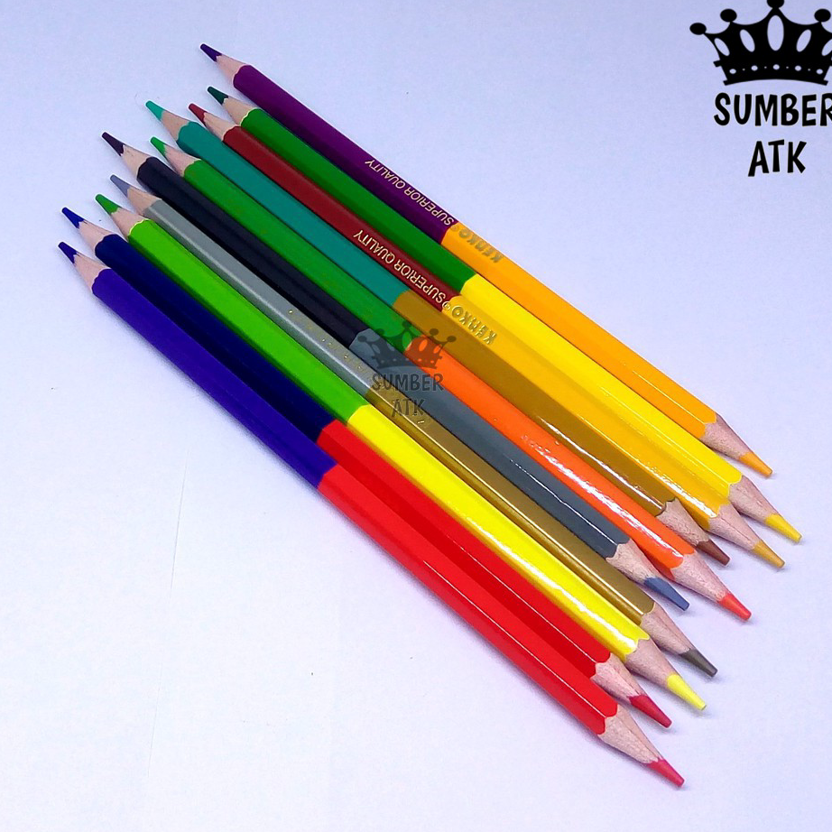

Diskon Pensil Warna KENKO 24 warna Bi-color CP-24FBC ( 48 warna dengan 2 sisi ) Color Pensil