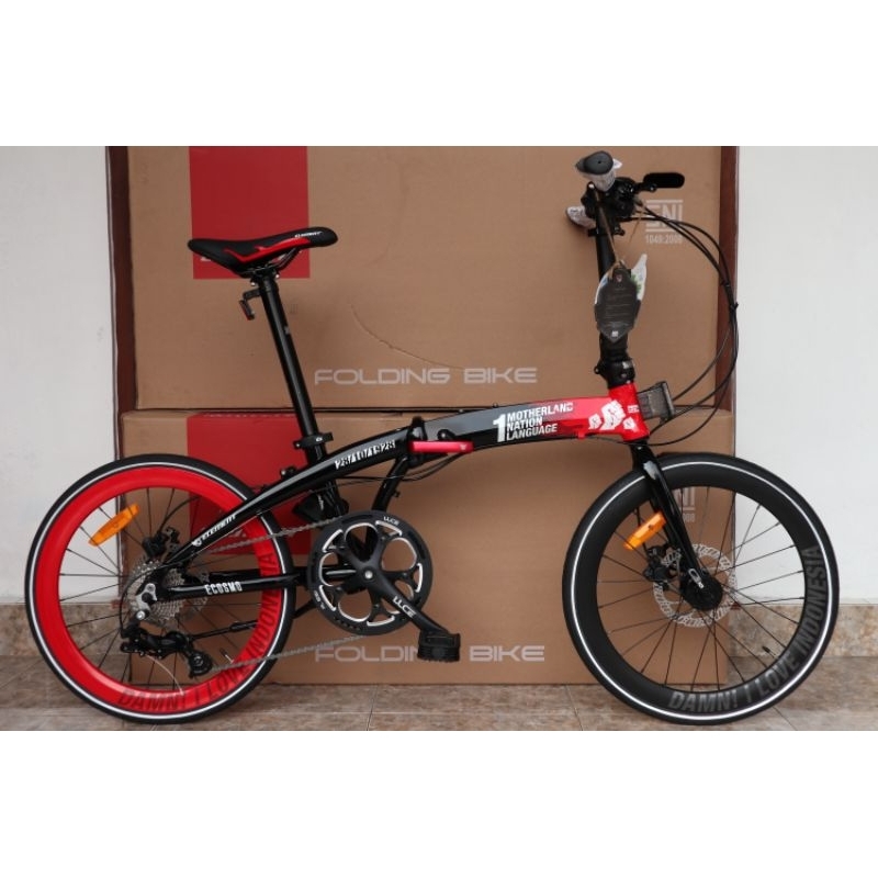 Sepeda lipat 20in Element Ecosmo 10 rims 451