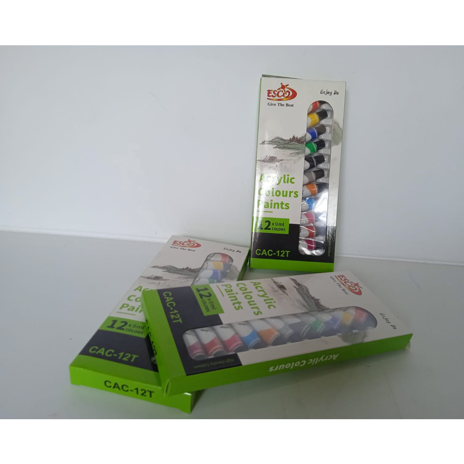 

Best Product ACRYLIC COLOUR V-TRO / CAT AKRILIK / CAT AIR 12 WARNA 6ML