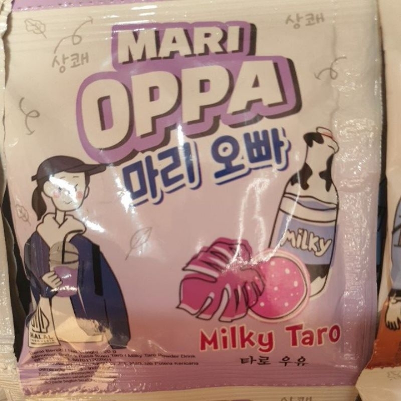 

Mari Oppa Milky Taro 1renceng