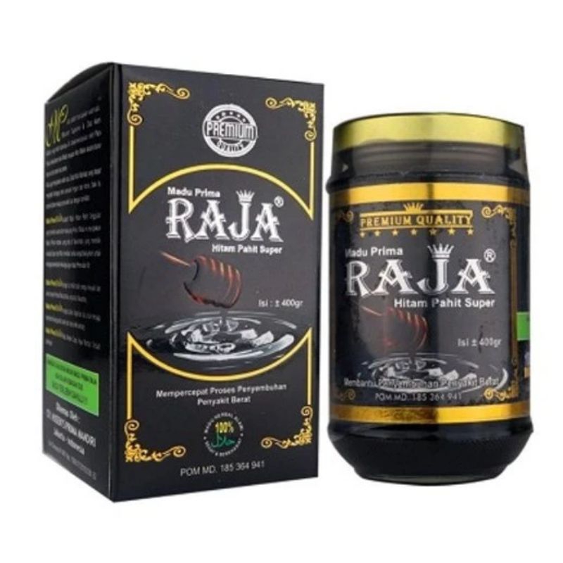 

madu prima raja hitam pahit super 400 gram original