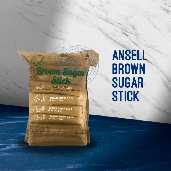 

Ansell Brown Sugar ( 8 gr / 60 pcs ) Stick Gula Nira Sachet