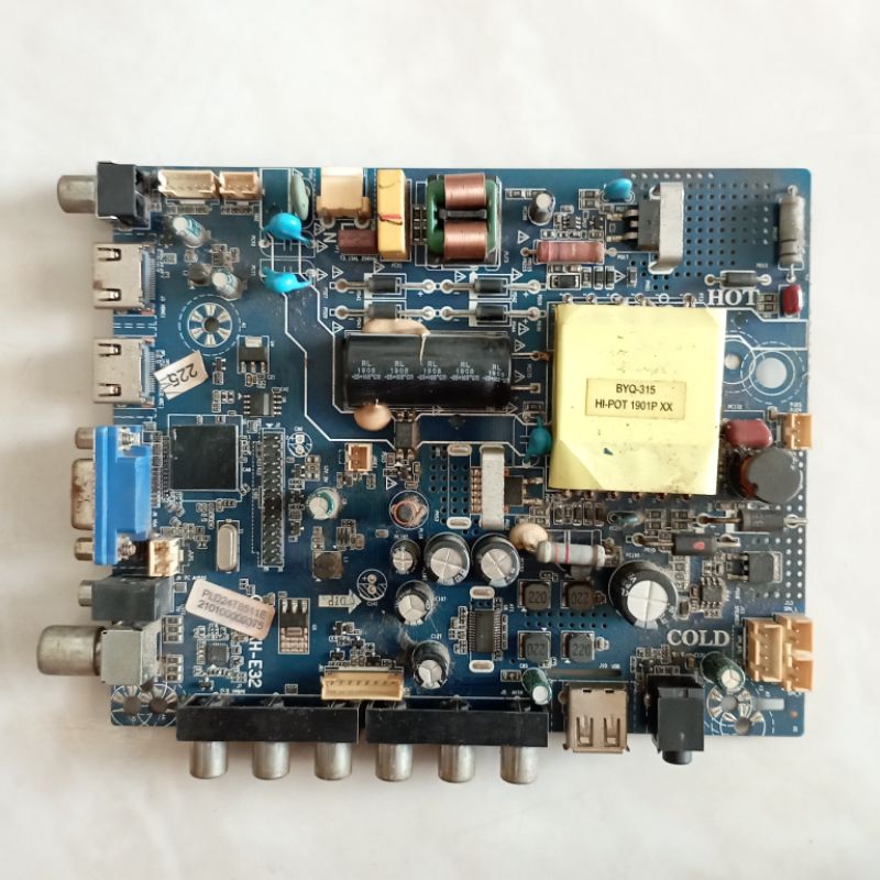 MB MOBO MAINBOARD MODULE MESIN TV POLYTRON PLD 24T8511S/24T8511E/PLD24T8511 MB POLYTRON 24