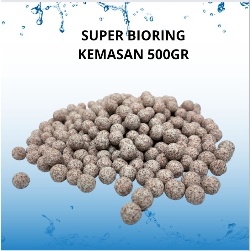 Media Filter Kolam Aquarium SUPER BIO RING 500GR