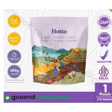 

PROMO HOTTO PURTO MULTIGRAIN (1 POUCH ISI 16 SACHET) With Purple Potato Ubi Ungu Original Bpom