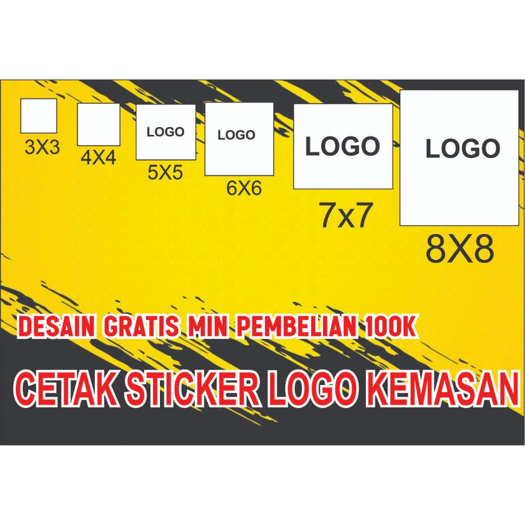 

BUAT LABEL KEMASAN MAKANAN/MINUMAN |BUAT STICKER LOGO TIDAK LUNTUR