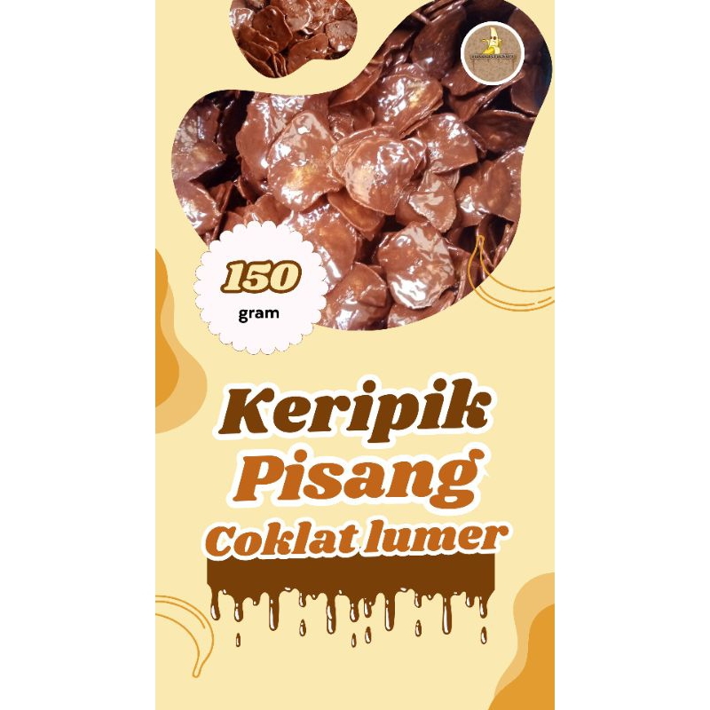 

Keripik pisang coklat/keripik pisang lumer 150 gram