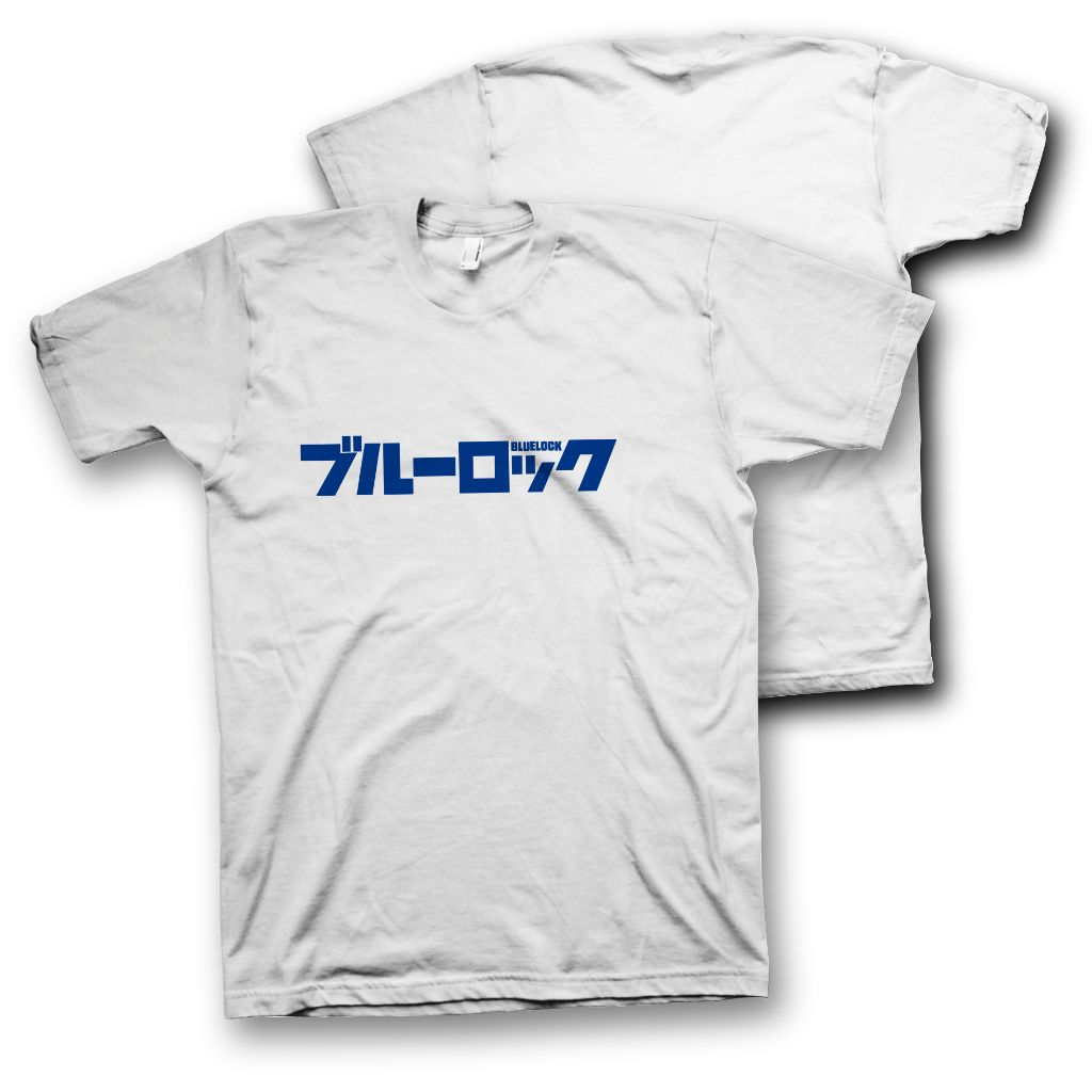 Kaos/T-Shirt Blue Lock Anime Blue Lock Logo/Baju Logo Blue Lock