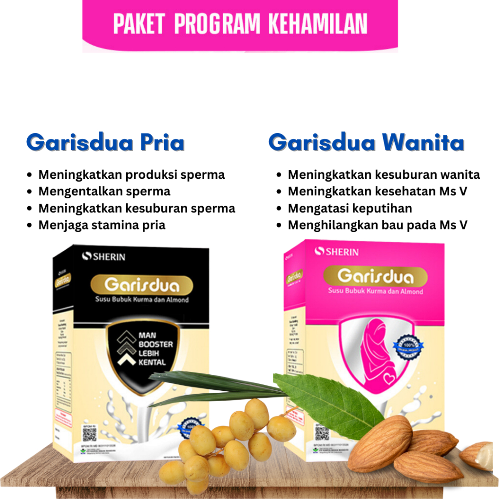 

Susu Garis Dua Suami Istri - Susu Program Hamil Suami Istri - Susu Kesuburan - Susu Promil Ampuh Cepat Hamil - Susu Garis Dua Ampuh BPOM