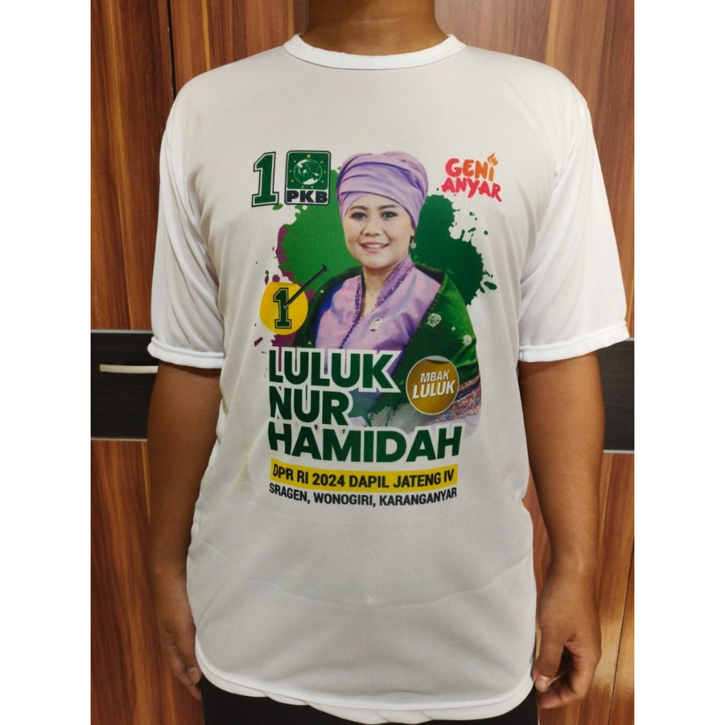 KAOS PARTAI CUSTOM BAJU KAMPANYE PILKADA KAOS CALEG KEREN PDIP PERINDO DEMOKRAT GOLKAR HANURA PKS PA