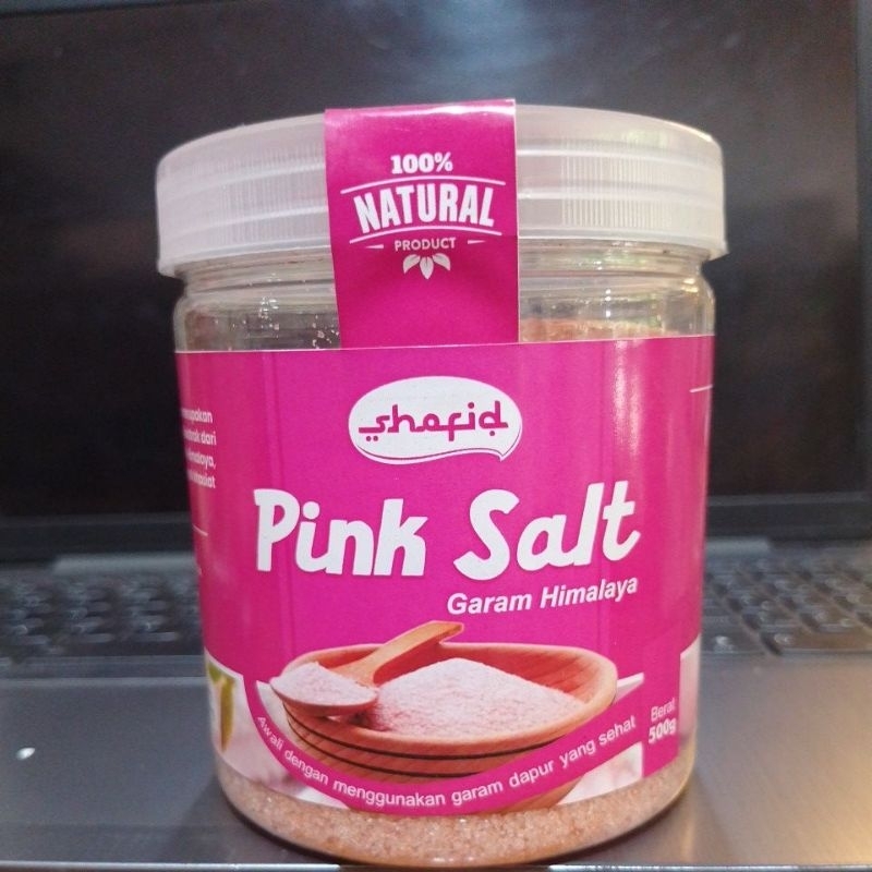 

(ORIGINAL)1/2kg garam Himalaya pink salt shofid 100%original