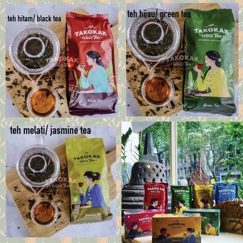 

teh takokak tubruk 250gr (jasmin/black/greantea)