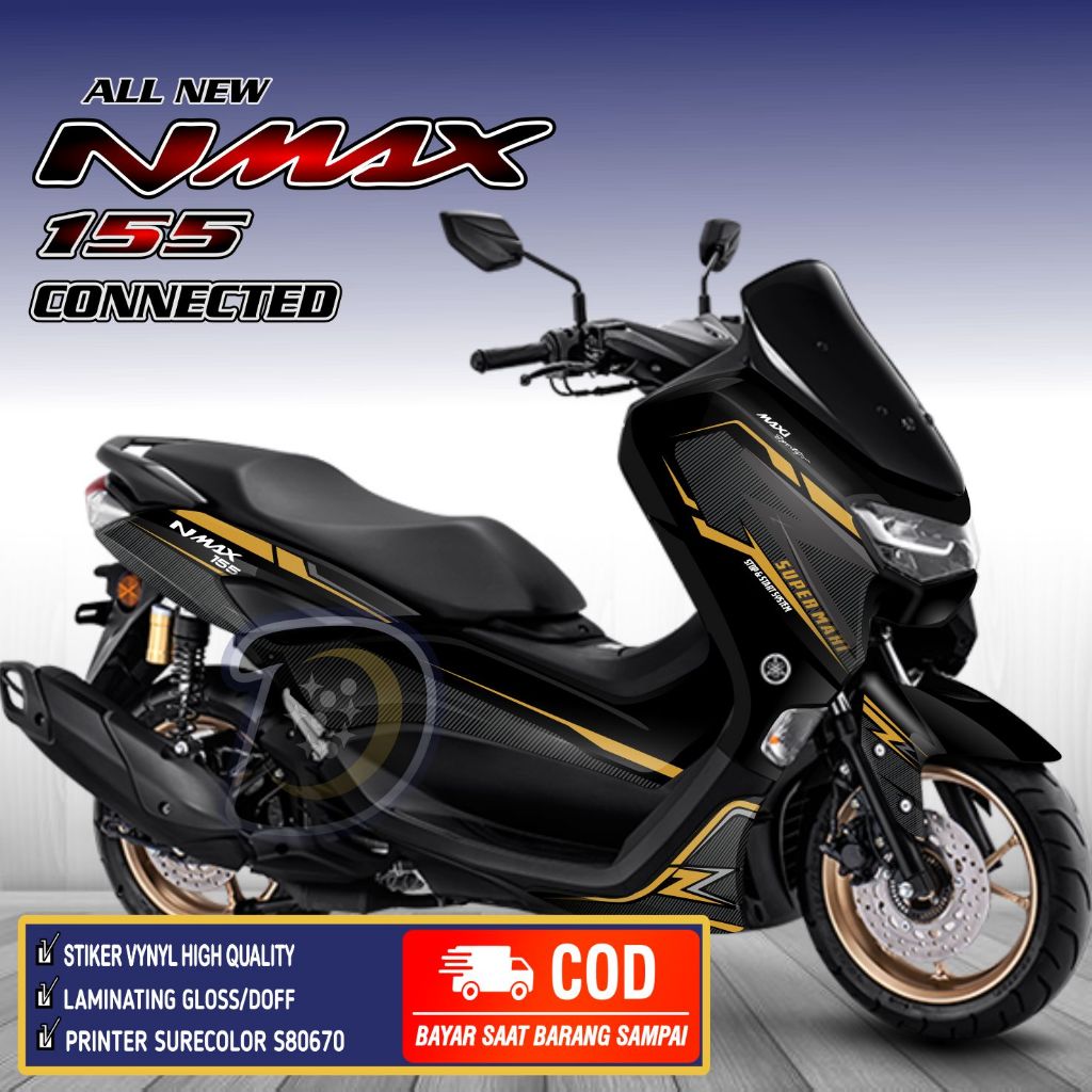 Decal Nmax 155 New 2020 2022 Striping Nmax New Stiker Yamah Nmax New Full Body Super Carbon