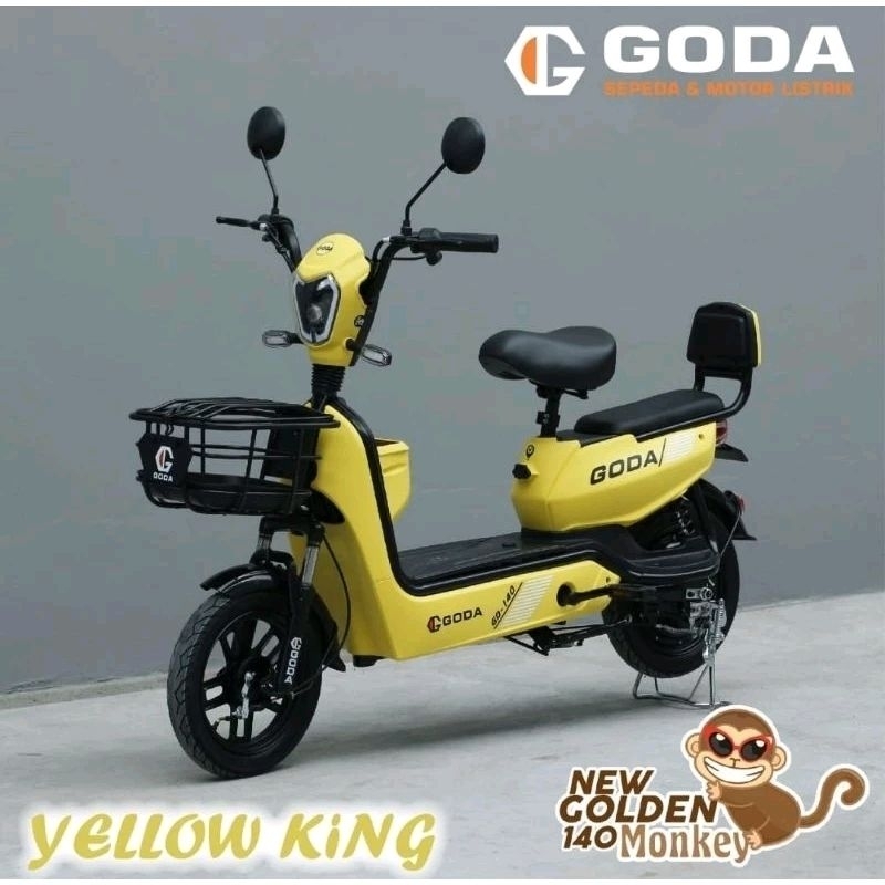 SEPEDA LISTRIK GODA 140 MONKEY KUNING