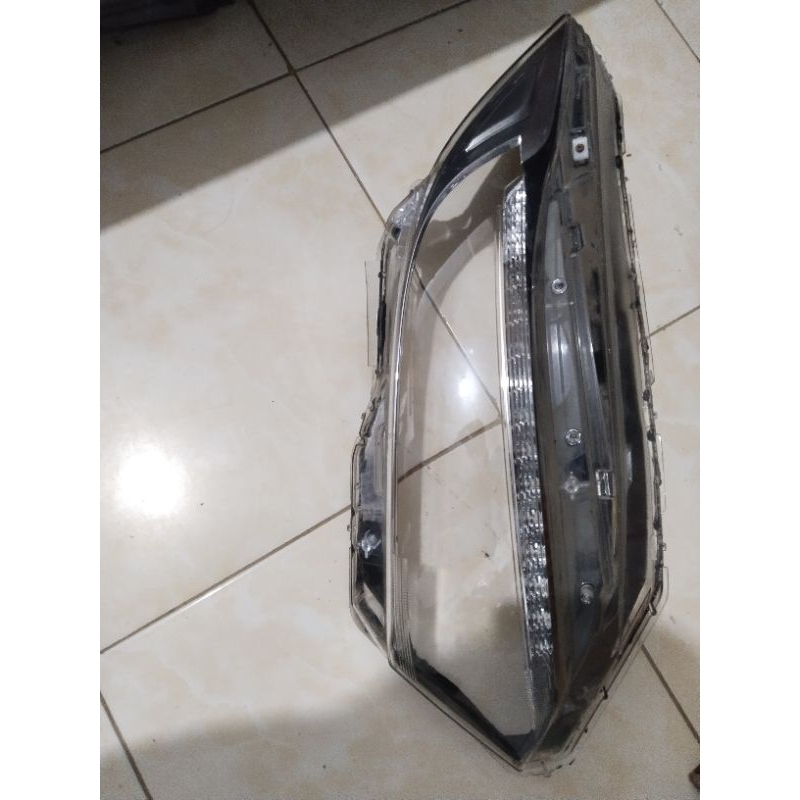cover mika headlamp lampu depan honda hrv pul led 2019 2020