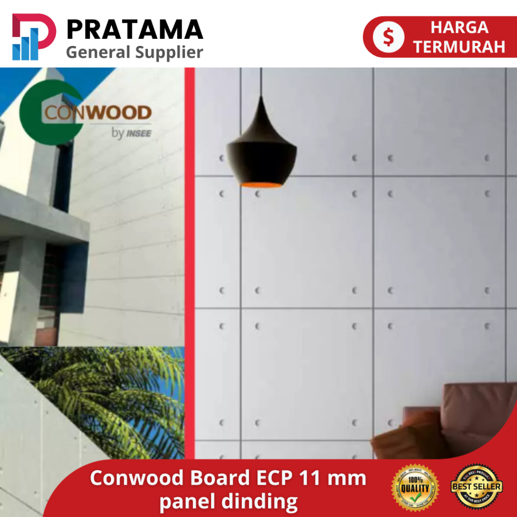 Conwood Board ECP 11 mm CONWOOD ECP Panel dinding seindah kayu | surabaya