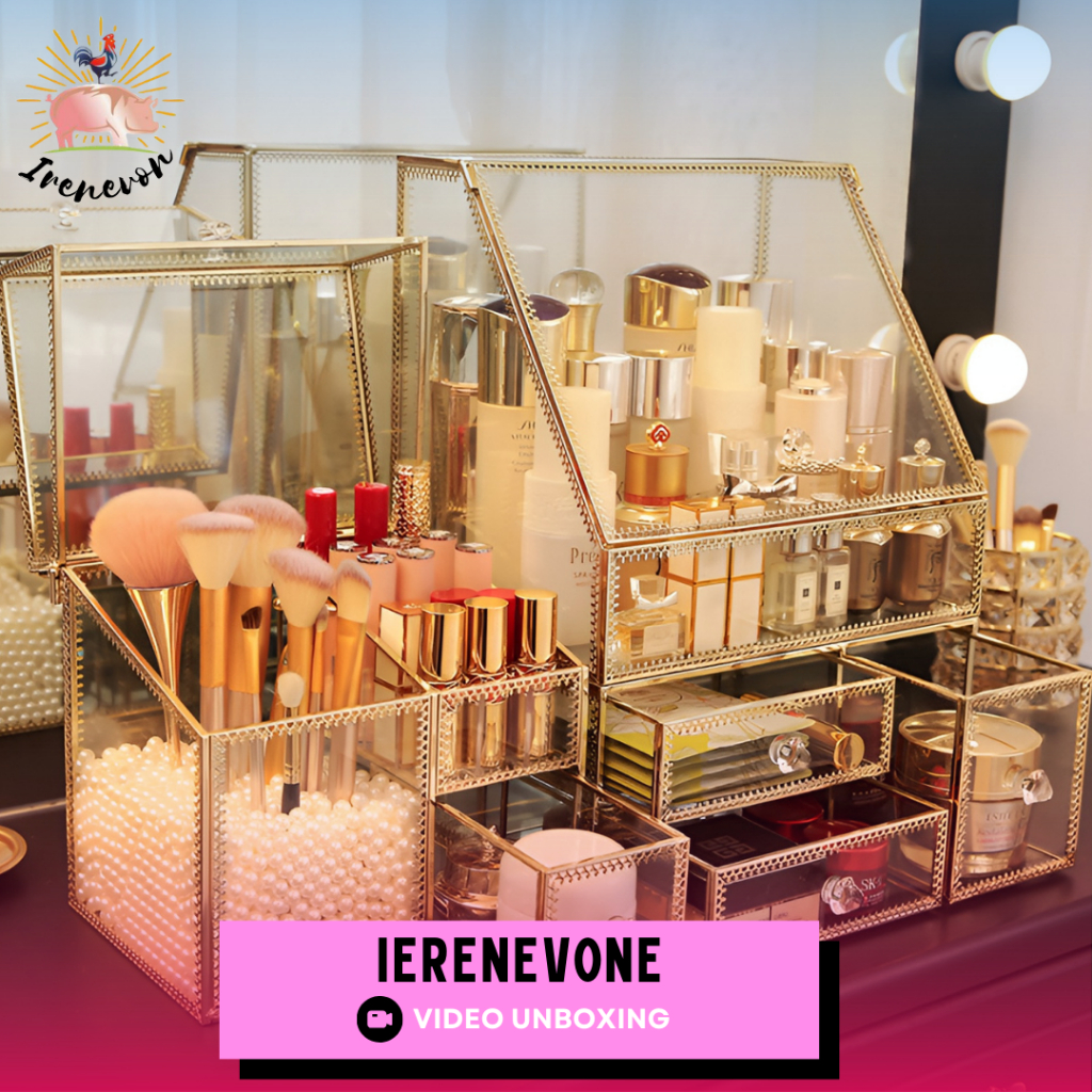 Rak Makeup / Skicare Dan Tempat Kosmetik Kaca / Luxury Skincare / Make Up Rack and Cosmetic