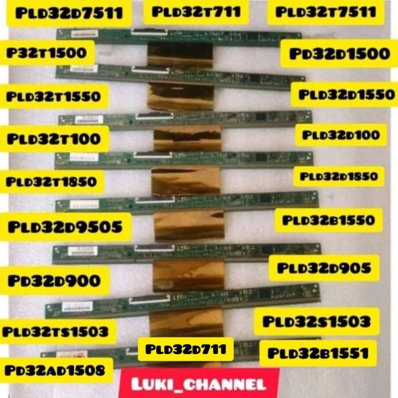 TCON TV LED POLYTRON PLD32D711 PLD32T711 PLD32T7511 PLD32D7511 PLD32T1500 PLD32T1550 PLD32D1500 PLD3