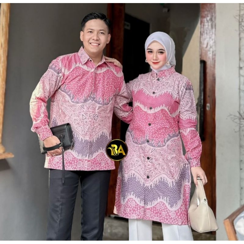 Kemeja Batik Lengan Panjang dan Tunik Batik Wanita Lengan Panjang | Tunik Batik Kantor Modern