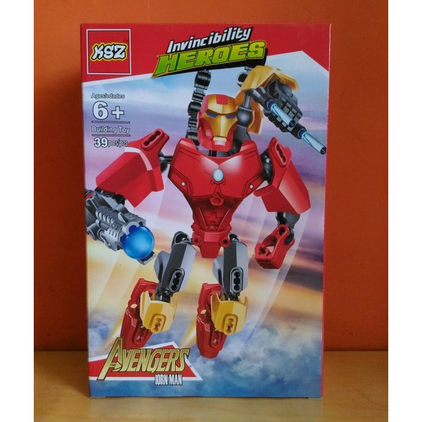 SaleMainan anak Lego Brick KSZ Avengers Ironman Heroes Invincibility