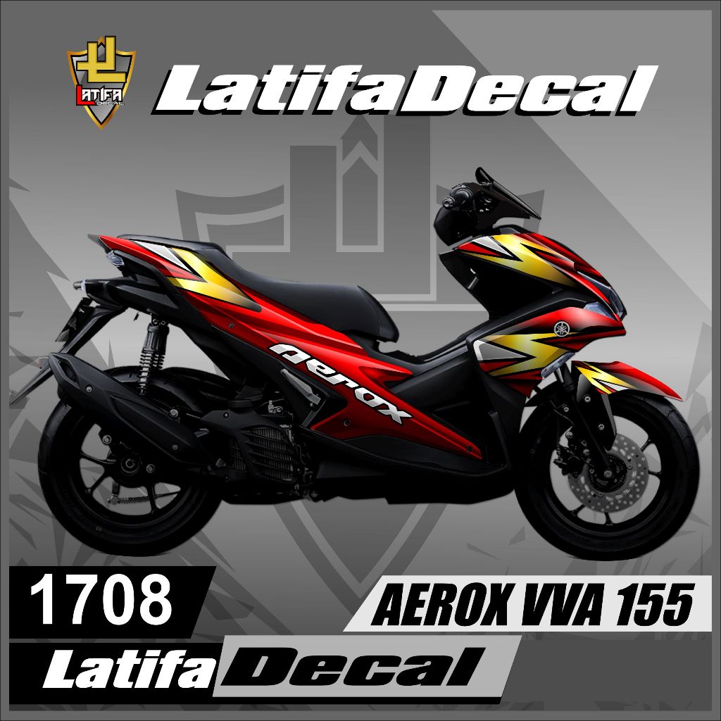 Decal Racing AEROX VVA 155 new , decal fullbody AEROX, AEROX FULLBODY