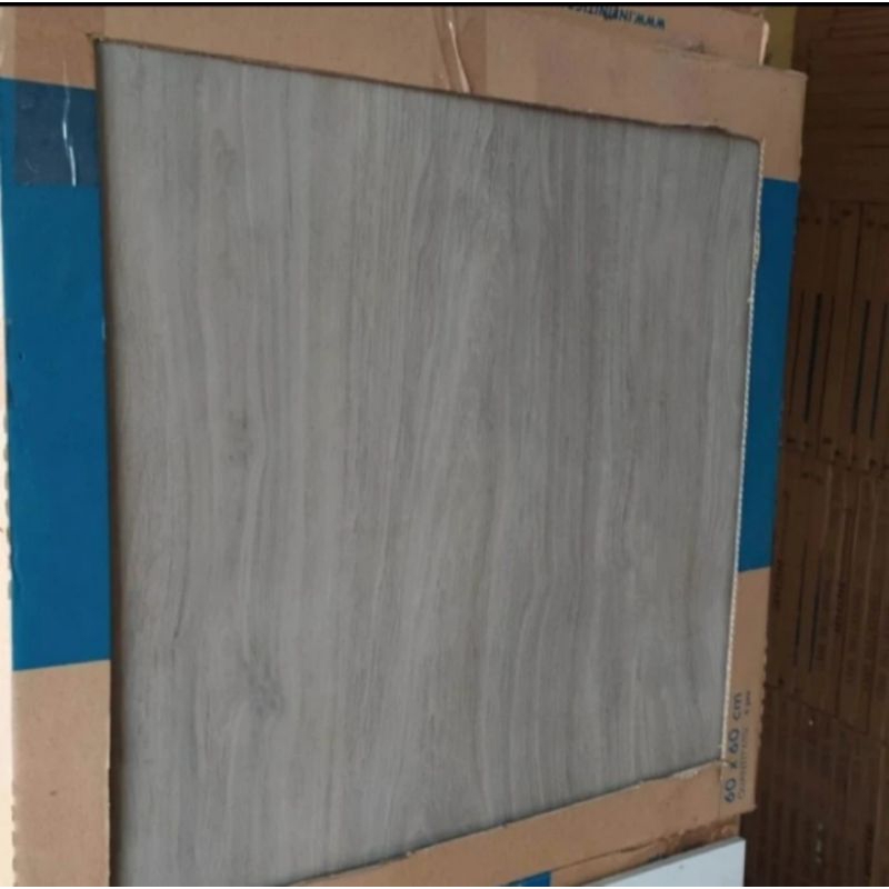 GRANIT LANTAI 60X60 MOTIF KAYU MAT ALFIN GREY