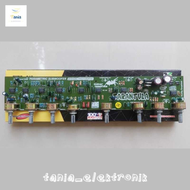 TONE CONTROL STEREO PARAMETRIK SUBWOOFER TARANTULA 242