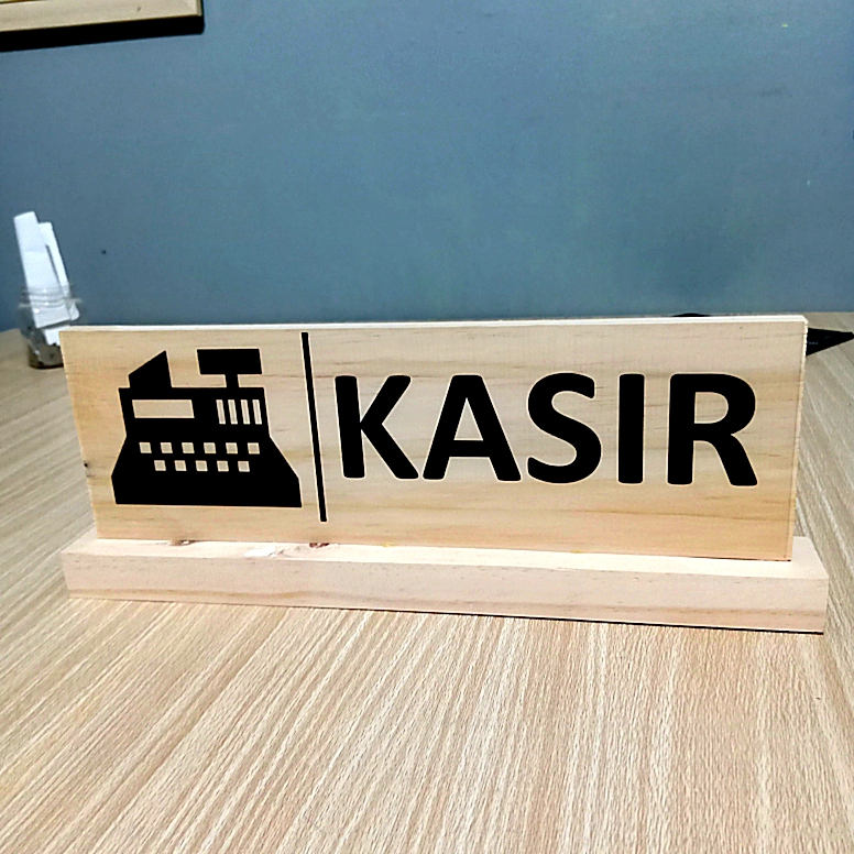 

Papan tanda meja "kasir" papan tanda, sign board
