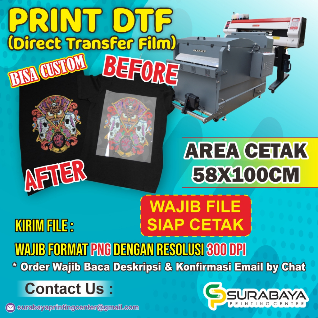 

PRINT DTF UNTUK SABLON METERAN FULL COLOUR MURAH BERKUALITAS