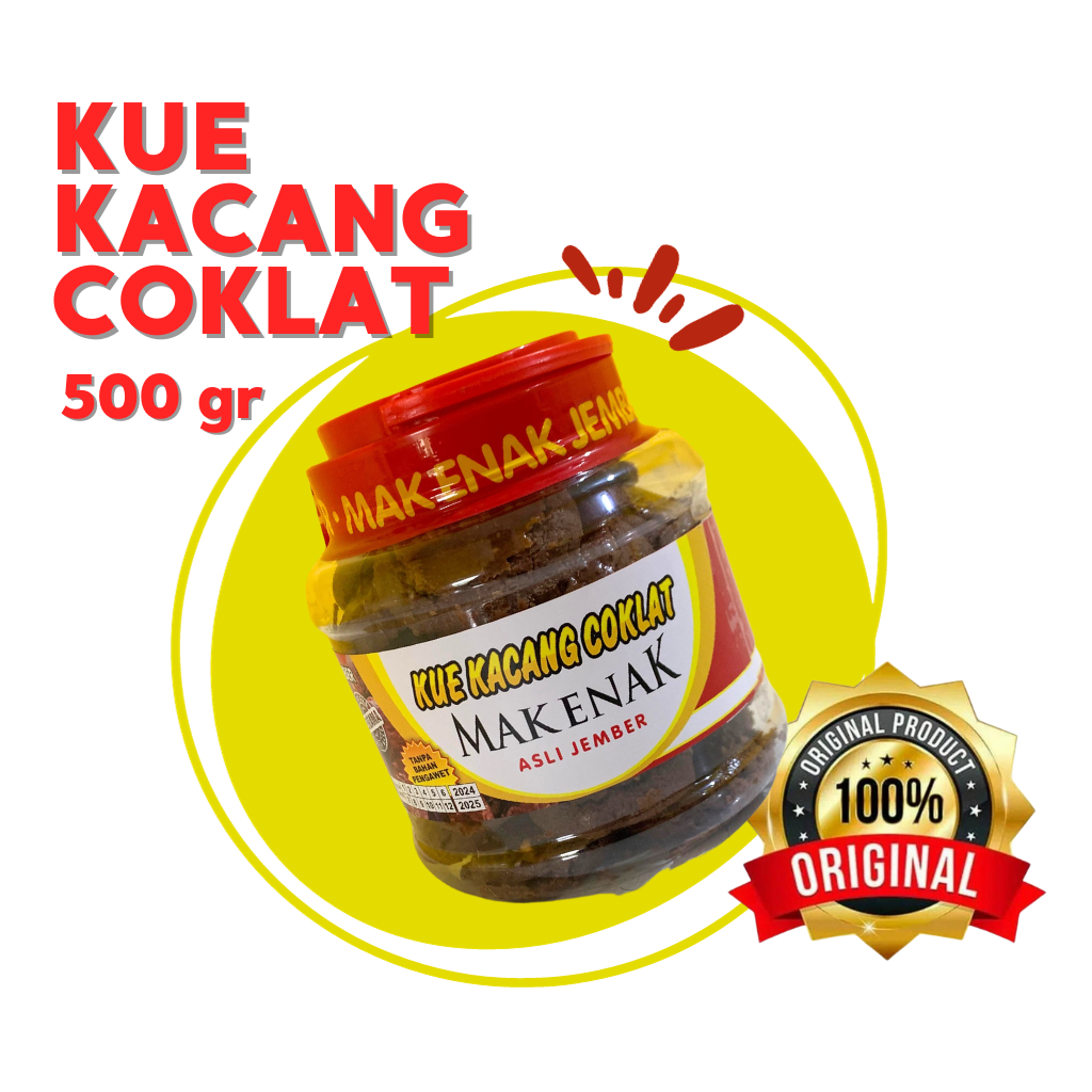 

KUE KACANG COKLAT 500 GRAM - MAK ENAK ASLI JEMBER OFFICIAL STORE